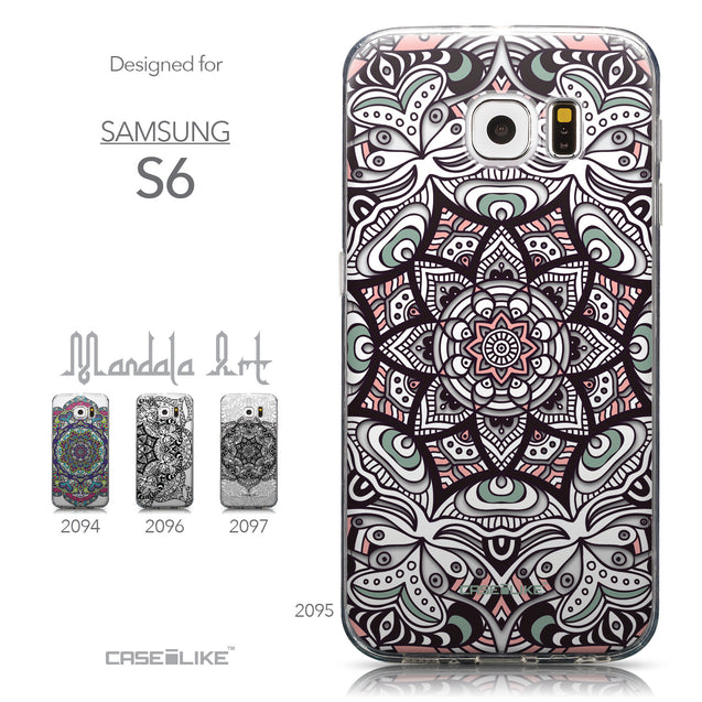 Collection - CASEiLIKE Samsung Galaxy S6 back cover Mandala Art 2095