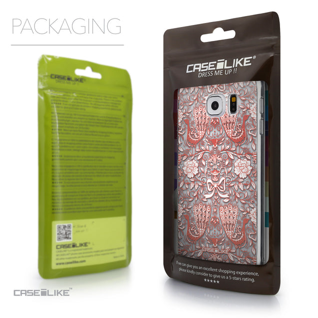 Packaging - CASEiLIKE Samsung Galaxy S6 back cover Roses Ornamental Skulls Peacocks 2237