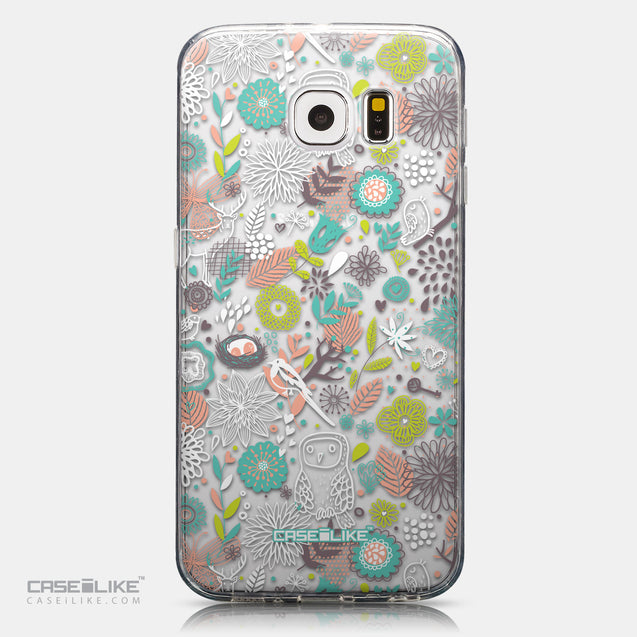 CASEiLIKE Samsung Galaxy S6 back cover Spring Forest White 2241