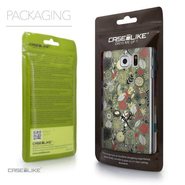 Packaging - CASEiLIKE Samsung Galaxy S6 back cover Spring Forest Gray 2243
