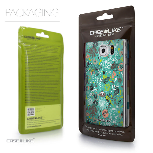 Packaging - CASEiLIKE Samsung Galaxy S6 back cover Spring Forest Turquoise 2245