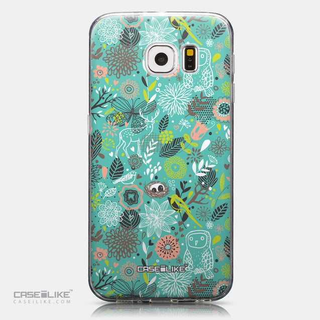 CASEiLIKE Samsung Galaxy S6 back cover Spring Forest Turquoise 2245