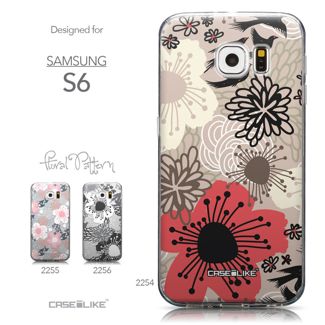 Collection - CASEiLIKE Samsung Galaxy S6 back cover Japanese Floral 2254