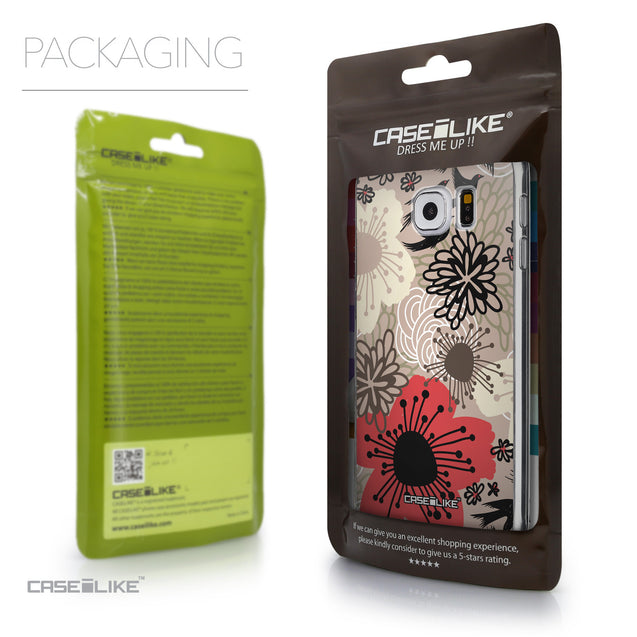 Packaging - CASEiLIKE Samsung Galaxy S6 back cover Japanese Floral 2254