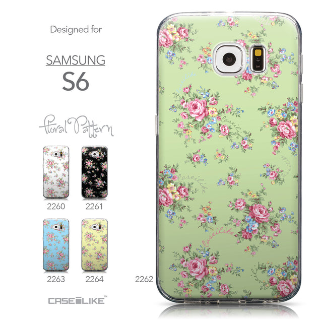 Collection - CASEiLIKE Samsung Galaxy S6 back cover Floral Rose Classic 2262