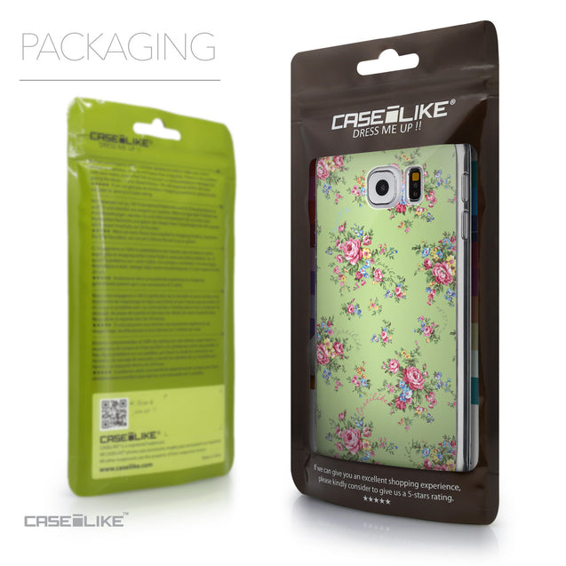 Packaging - CASEiLIKE Samsung Galaxy S6 back cover Floral Rose Classic 2262