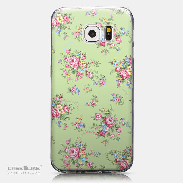 CASEiLIKE Samsung Galaxy S6 back cover Floral Rose Classic 2262