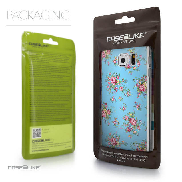 Packaging - CASEiLIKE Samsung Galaxy S6 back cover Floral Rose Classic 2263