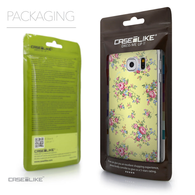 Packaging - CASEiLIKE Samsung Galaxy S6 back cover Floral Rose Classic 2264