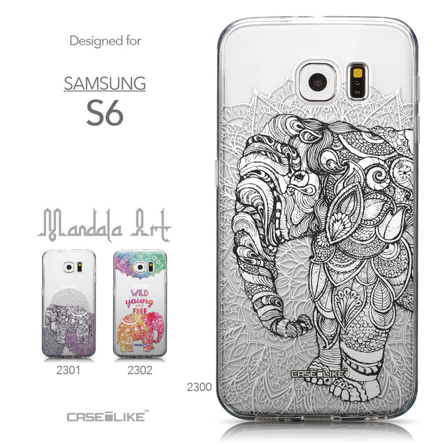 Collection - CASEiLIKE Samsung Galaxy S6 back cover Mandala Art 2300
