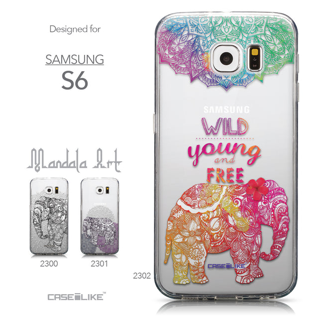 Collection - CASEiLIKE Samsung Galaxy S6 back cover Mandala Art 2302