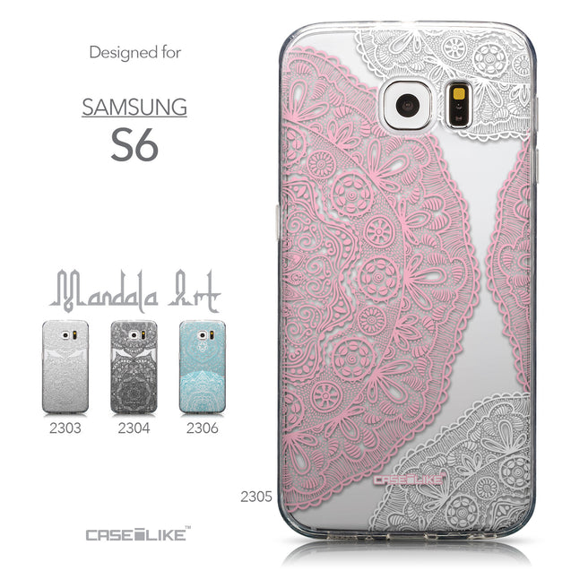 Collection - CASEiLIKE Samsung Galaxy S6 back cover Mandala Art 2305