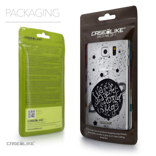 Packaging - CASEiLIKE Samsung Galaxy S6 back cover Quote 2401