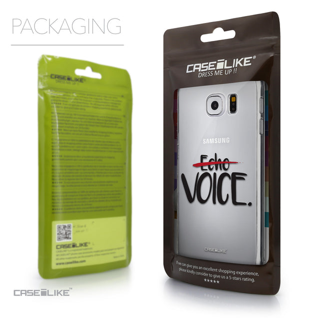 Packaging - CASEiLIKE Samsung Galaxy S6 back cover Quote 2405