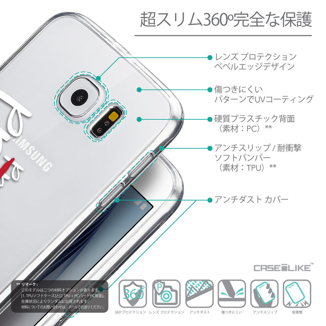 Details in Japanese - CASEiLIKE Samsung Galaxy S6 back cover Quote 2409