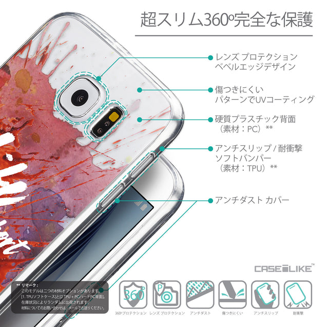 Details in Japanese - CASEiLIKE Samsung Galaxy S6 back cover Quote 2423