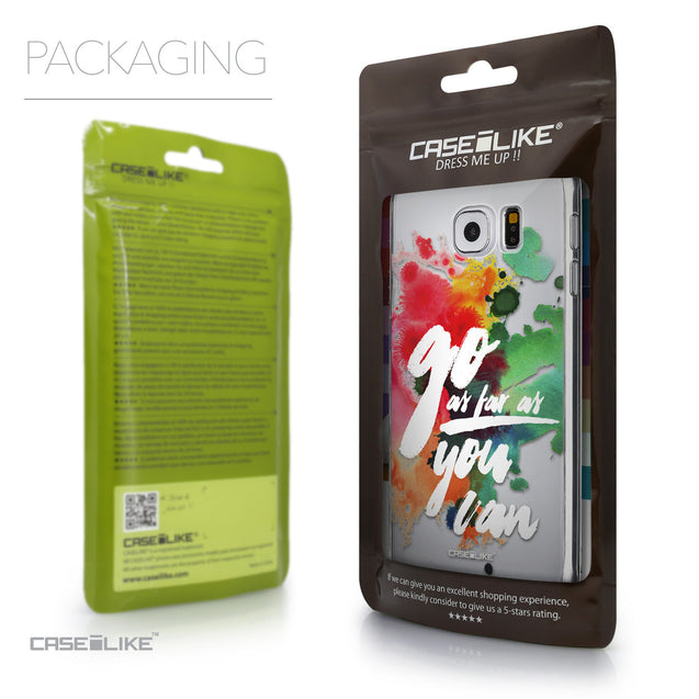 Packaging - CASEiLIKE Samsung Galaxy S6 back cover Quote 2424