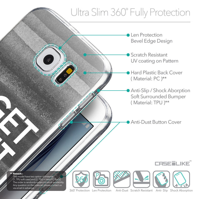 Details in English - CASEiLIKE Samsung Galaxy S6 back cover Quote 2429