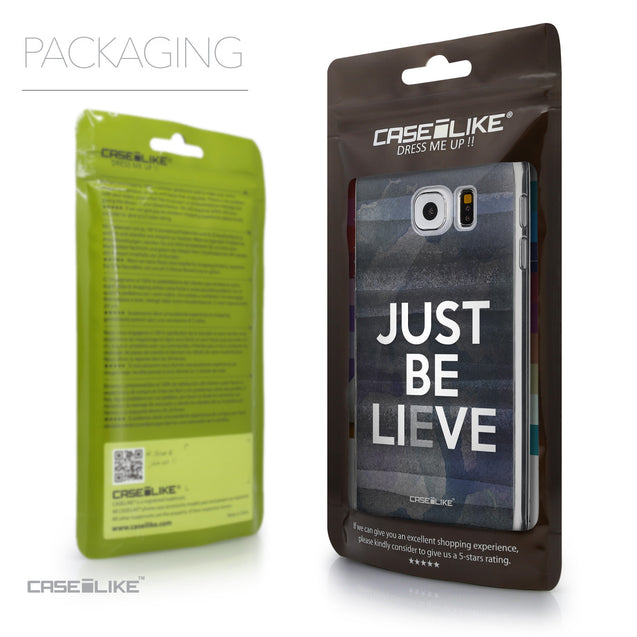 Packaging - CASEiLIKE Samsung Galaxy S6 back cover Quote 2430
