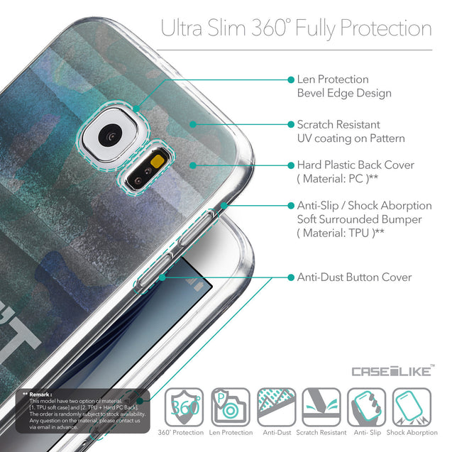 Details in English - CASEiLIKE Samsung Galaxy S6 back cover Quote 2431