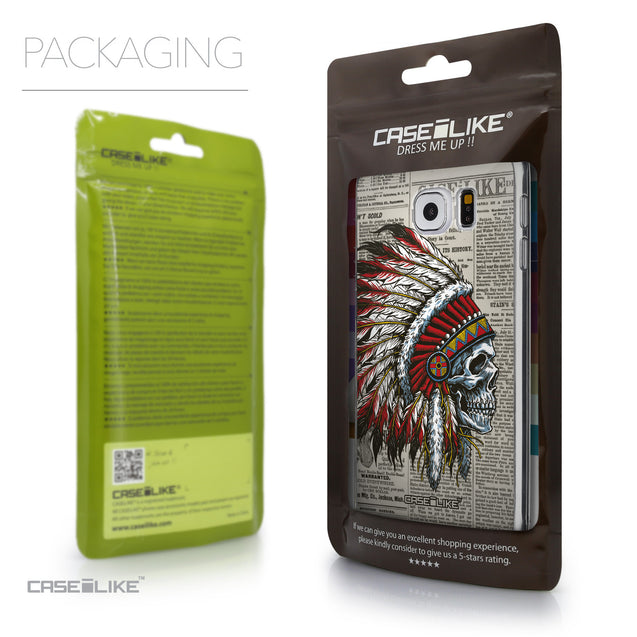 Packaging - CASEiLIKE Samsung Galaxy S6 back cover Art of Skull 2522