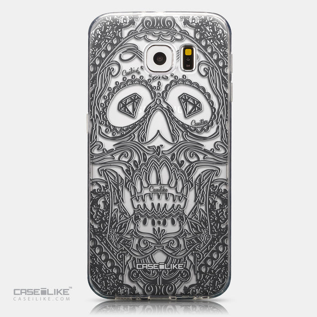 CASEiLIKE Samsung Galaxy S6 back cover Art of Skull 2524