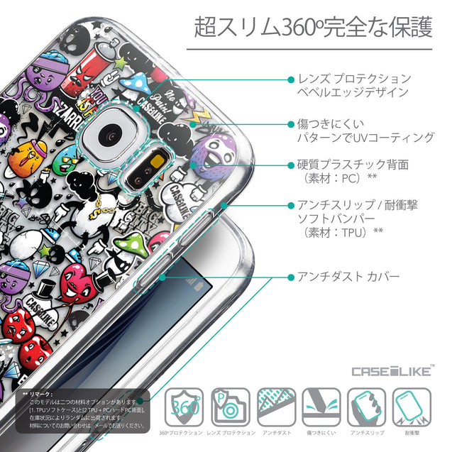Details in Japanese - CASEiLIKE Samsung Galaxy S6 back cover Graffiti 2703