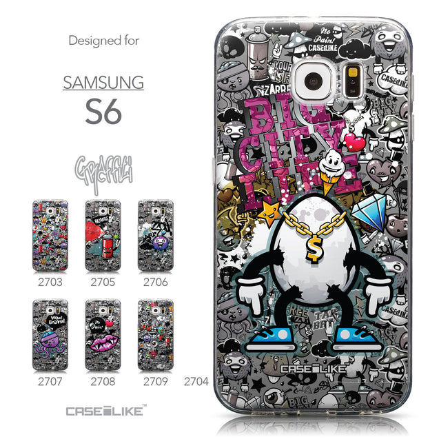 Collection - CASEiLIKE Samsung Galaxy S6 back cover Graffiti 2704