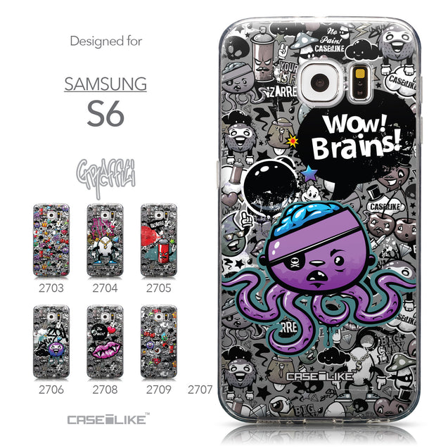 Collection - CASEiLIKE Samsung Galaxy S6 back cover Graffiti 2707