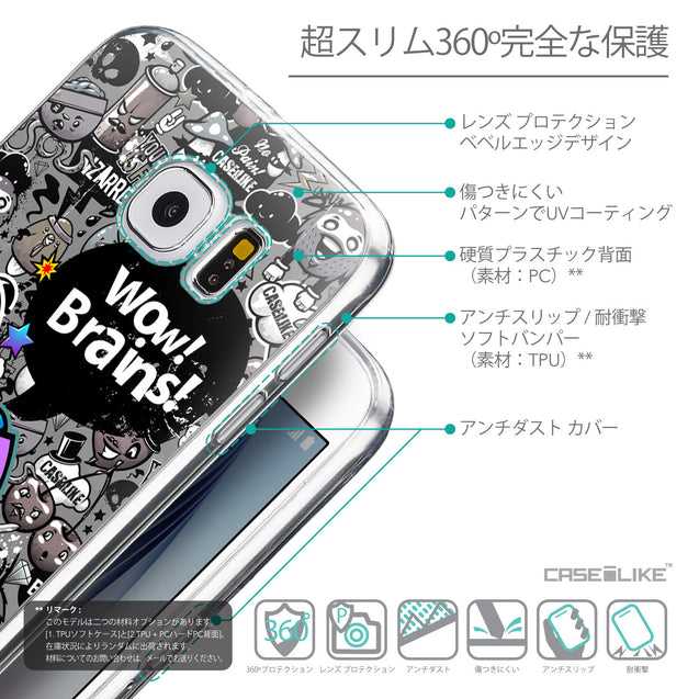 Details in Japanese - CASEiLIKE Samsung Galaxy S6 back cover Graffiti 2707