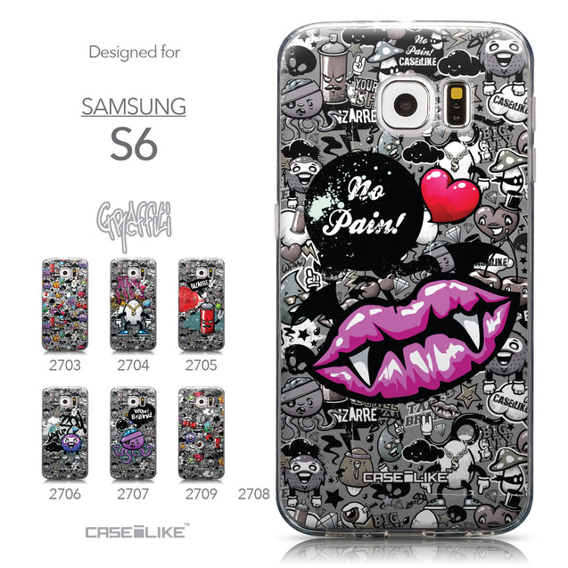 Collection - CASEiLIKE Samsung Galaxy S6 back cover Graffiti 2708