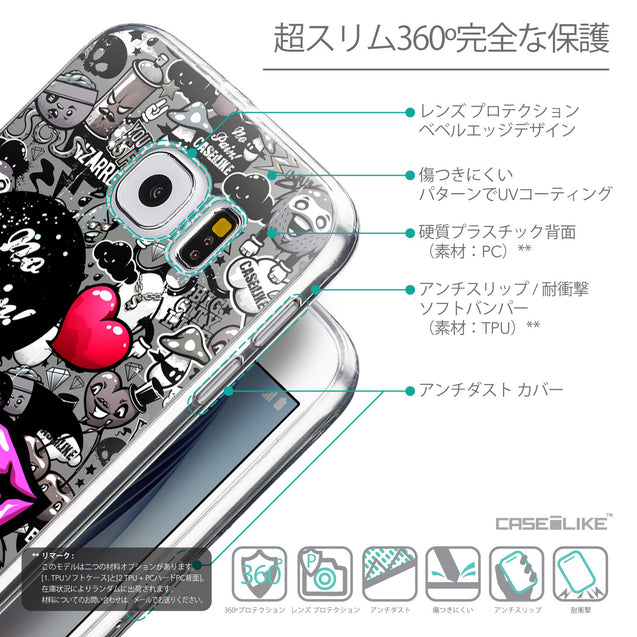Details in Japanese - CASEiLIKE Samsung Galaxy S6 back cover Graffiti 2708