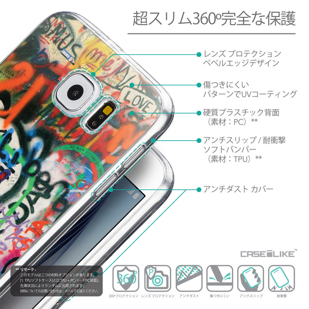 Details in Japanese - CASEiLIKE Samsung Galaxy S6 back cover Graffiti 2721