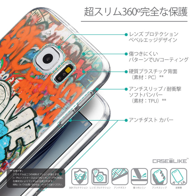 Details in Japanese - CASEiLIKE Samsung Galaxy S6 back cover Graffiti 2722