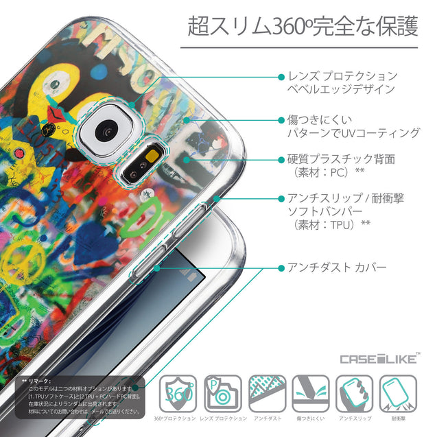 Details in Japanese - CASEiLIKE Samsung Galaxy S6 back cover Graffiti 2723