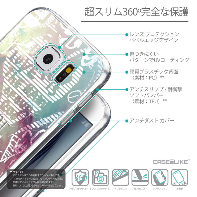 Details in Japanese - CASEiLIKE Samsung Galaxy S6 back cover Graffiti 2726
