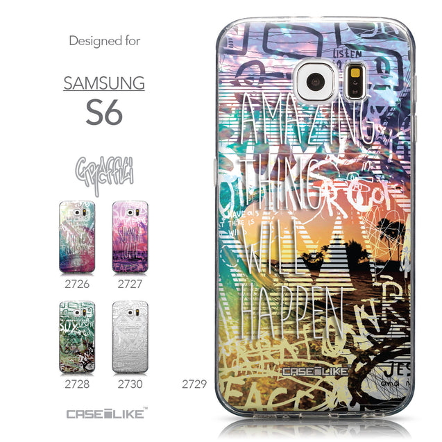 Collection - CASEiLIKE Samsung Galaxy S6 back cover Graffiti 2729