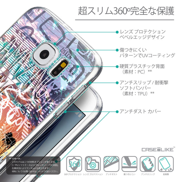 Details in Japanese - CASEiLIKE Samsung Galaxy S6 back cover Graffiti 2729