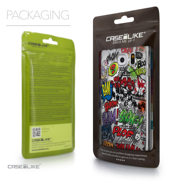 Packaging - CASEiLIKE Samsung Galaxy S6 back cover Comic Captions 2914