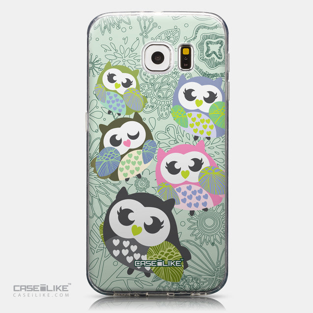 CASEiLIKE Samsung Galaxy S6 back cover Owl Graphic Design 3313