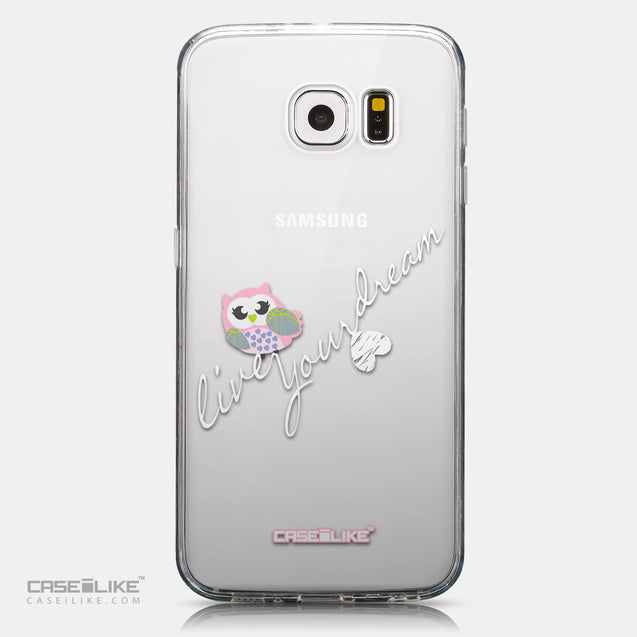 CASEiLIKE Samsung Galaxy S6 back cover Owl Graphic Design 3314