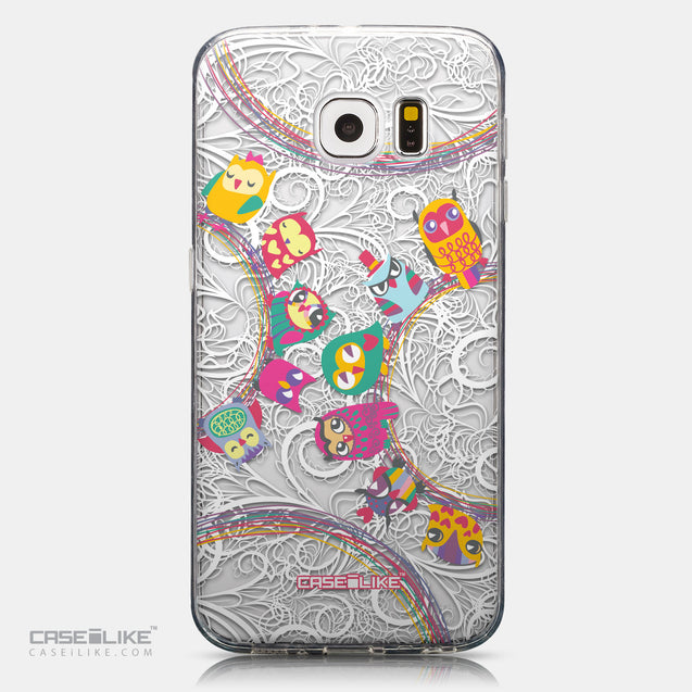 CASEiLIKE Samsung Galaxy S6 back cover Owl Graphic Design 3316
