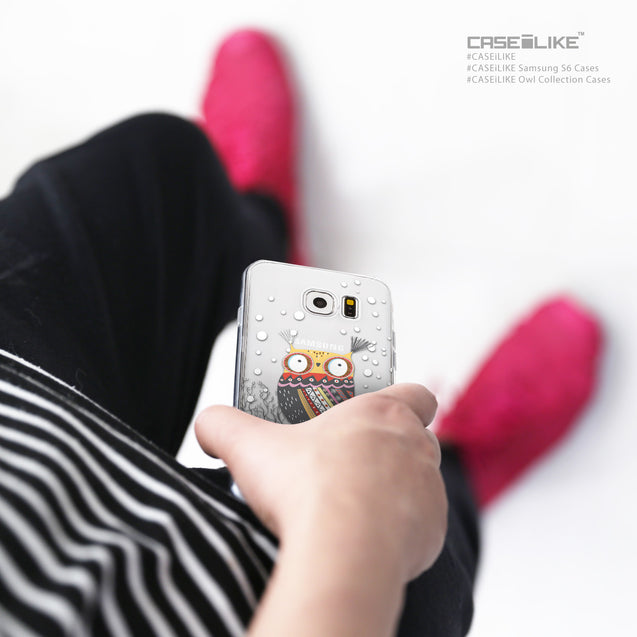 Share - CASEiLIKE Samsung Galaxy S6 back cover Owl Graphic Design 3317