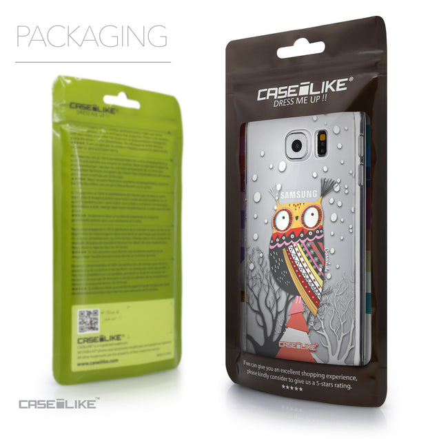Packaging - CASEiLIKE Samsung Galaxy S6 back cover Owl Graphic Design 3317
