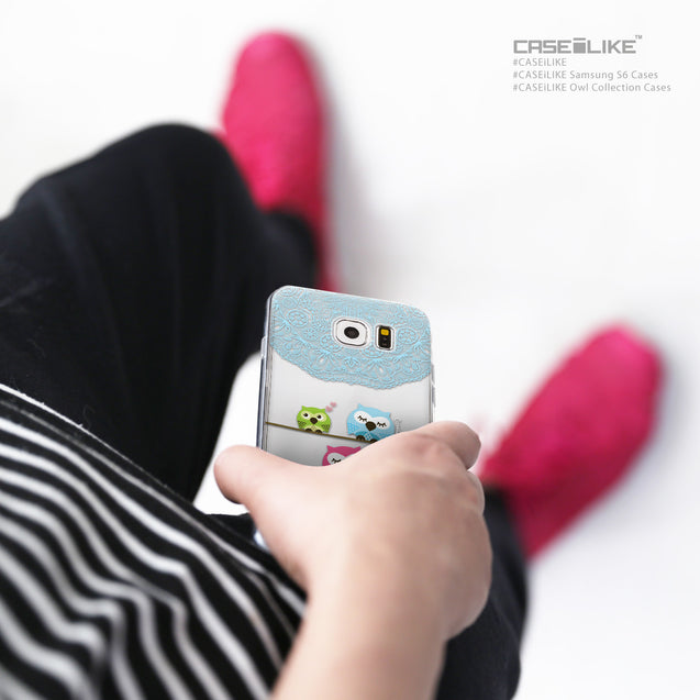 Share - CASEiLIKE Samsung Galaxy S6 back cover Owl Graphic Design 3318