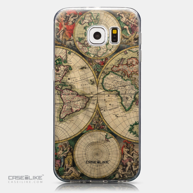 CASEiLIKE Samsung Galaxy S6 back cover World Map Vintage 4607