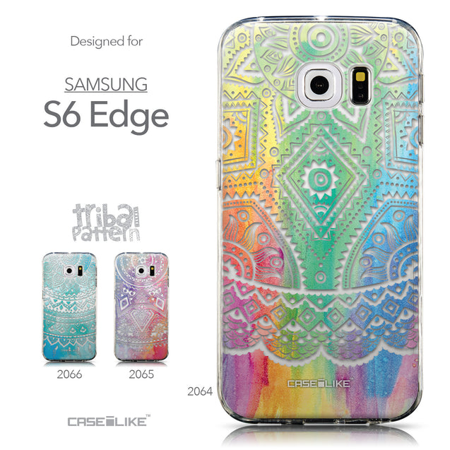 Collection - CASEiLIKE Samsung Galaxy S6 Edge back cover Indian Line Art 2064