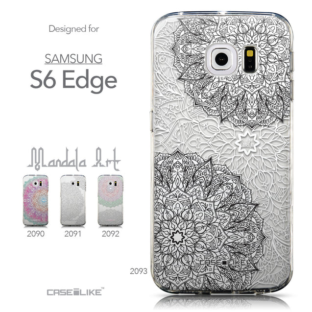 Collection - CASEiLIKE Samsung Galaxy S6 Edge back cover Mandala Art 2093