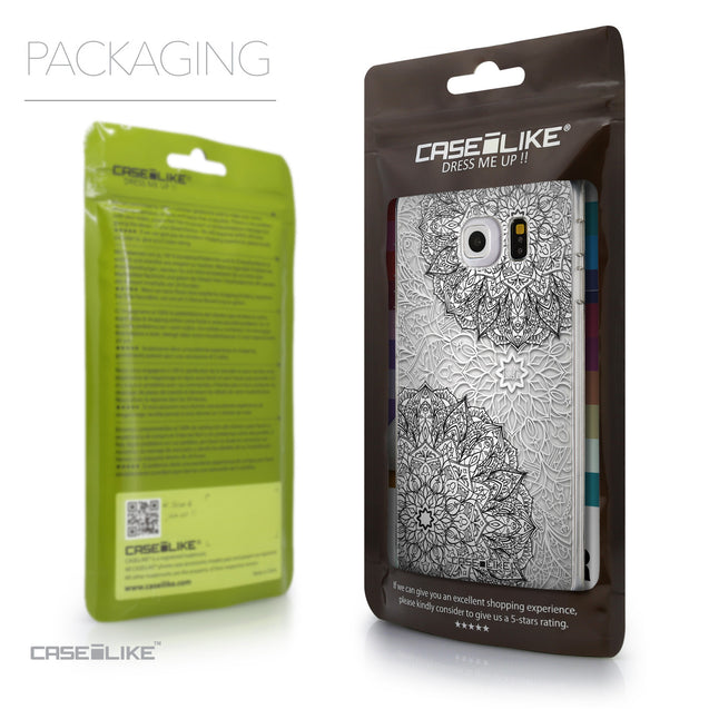 Packaging - CASEiLIKE Samsung Galaxy S6 Edge back cover Mandala Art 2093