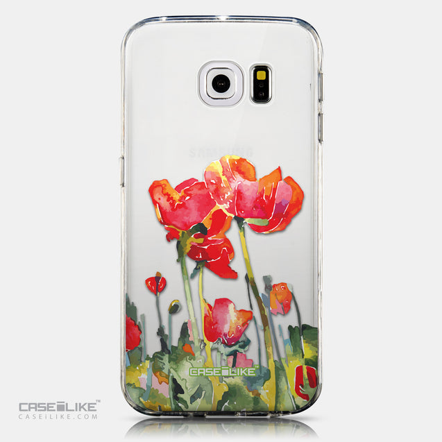 CASEiLIKE Samsung Galaxy S6 Edge back cover Watercolor Floral 2230